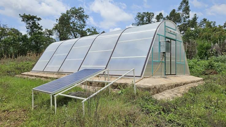 Greenhouse structure used for protected farming